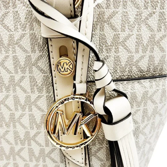 Michael Kors Logo Top-Zip Tote Bag Retail $258 - Picture 8 of 11